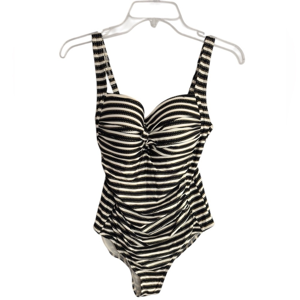 Nip Tuck Swimsuit Size 12 Twist Front One Piece B… - image 3